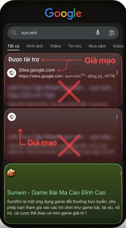 Link chuẩn của Sun.win luôn dẫn tới giao diện quen thuộc và có chứng chỉ bảo mật HTTPS.